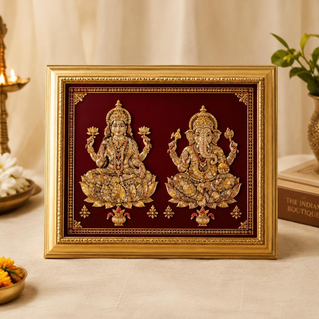 Lakshmi Ganesh frame by ShubhIntent
